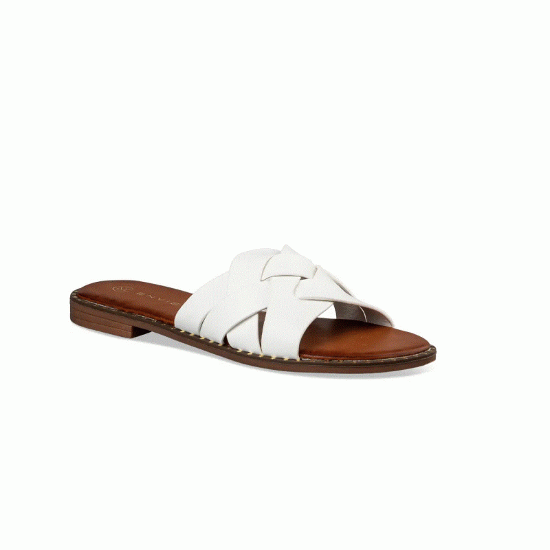 E96-19024-33 WHITE ENVIE SHOES