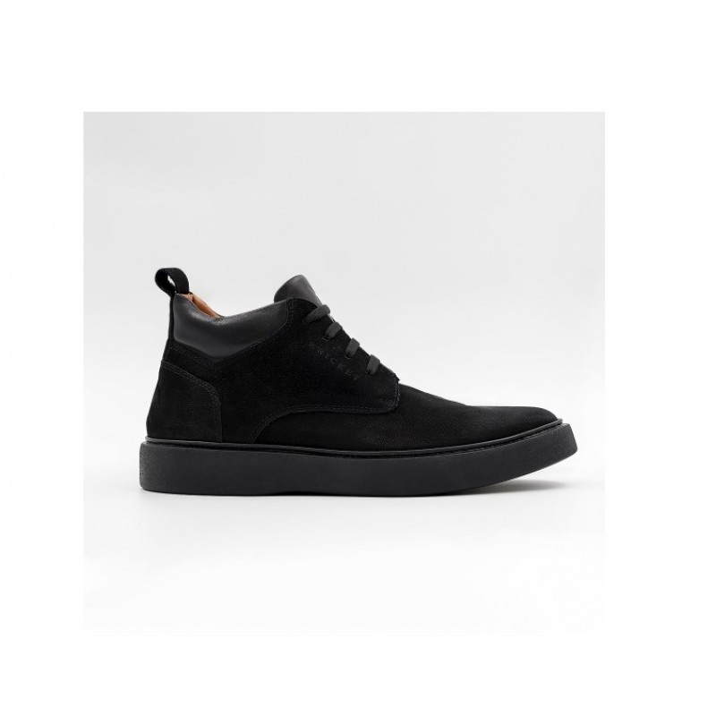 1030 Δετό Μποτάκι με Δέρμα Nubuck και Σόλα XL Extralight  Kricket