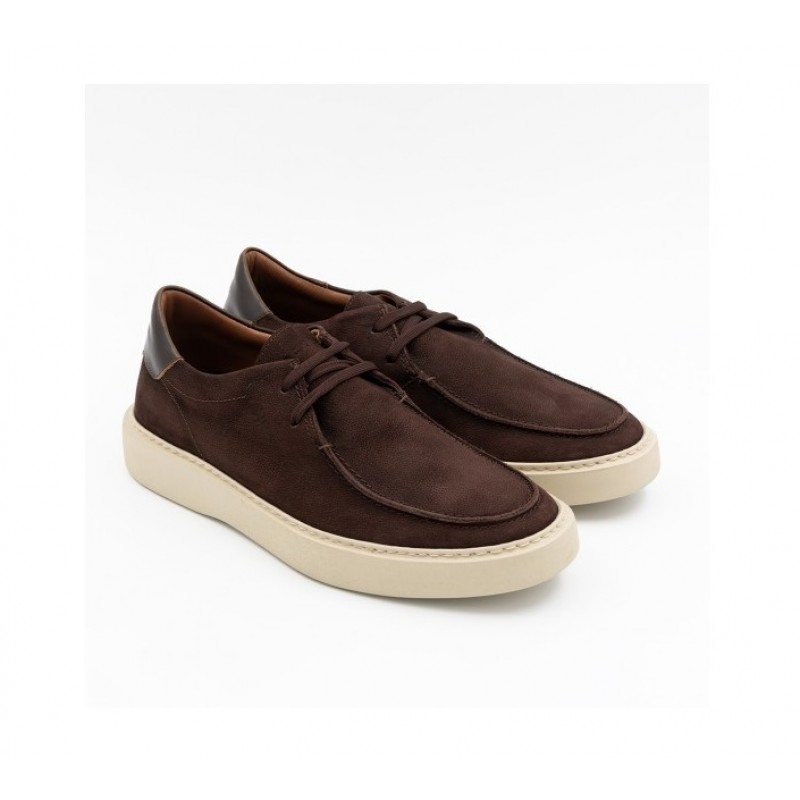 1034 Δετό Παπούτσι με Δέρμα Nubuck και Σόλα XL Extralight Kricket