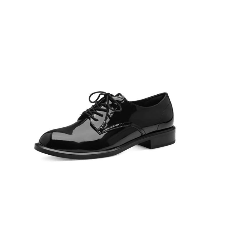 1-23315-43 BLACK PATENT TAMARIS