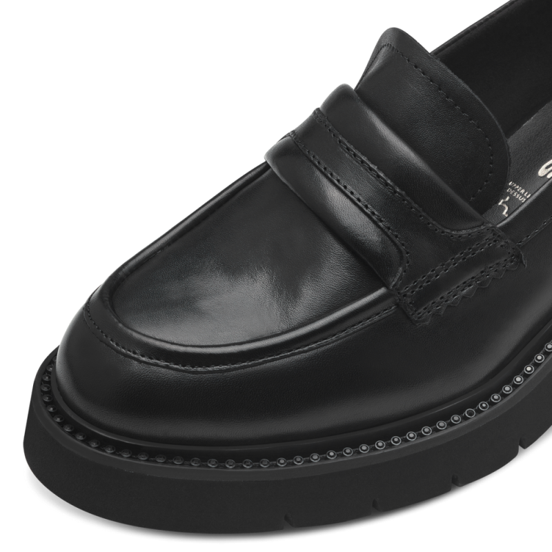 1-24727-43 BLACK LEATHER TAMARIS