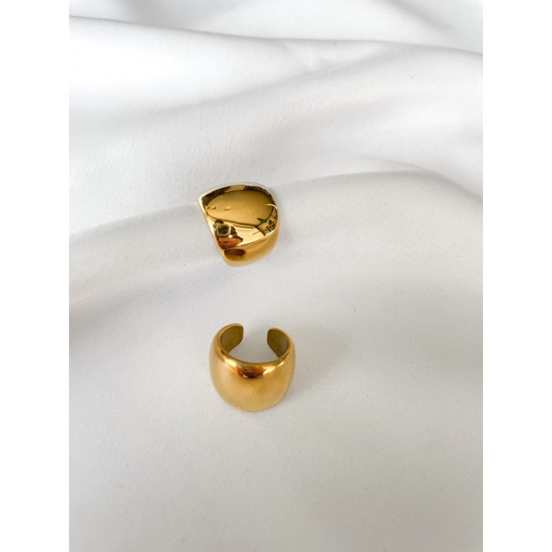 Carina Gold Ear Cuffs Almynoma